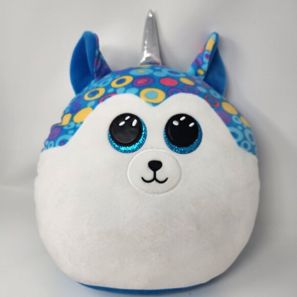 Ty Squish-A-Boo Fantas HELENA The Husky Plush Toy Large 14'' - Picture 1 of 7